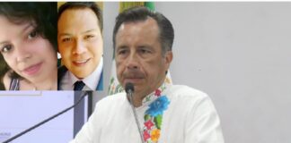 Cuitláhuac García acusa a maestro y a la estudiante muertos de disparar a ministeriales . #Naranjal