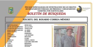 Frente Feminista Tezuiteco solicita apoyo para localizar a Xochitl.