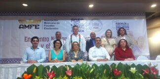 Participa el Consejero Electoral del INE, Jorge Montaño Ventura, en el encuentro Nacional de Fiscales Electorales.