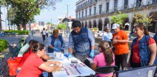 Continúan jornadas de salud en el parque Juárez.