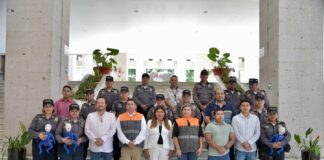 Constata Diputada capacitación a personal de seguridad del Congreso local .