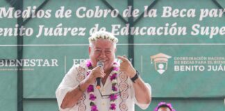 Entregan becas “Jóvenes Escribiendo el Futuro” a universitarios de Zongolica .