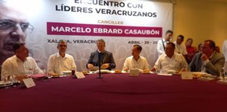 Cuitláhuac García no asiste al evento de Marcelo Ebrard en Xalapa, Veracruz .