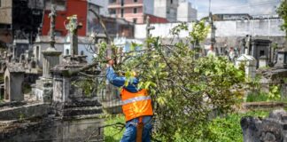 Realiza Ayuntamiento de Xalapa trabajos de limpieza en el Antiguo Cementerio Municipal