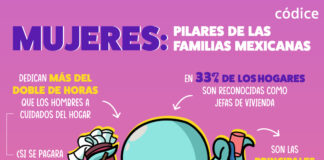 Mujeres, pilares de las familias mexicanas en cifras.