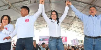 Alejandra del Moral rechaza la política de “abrazos no balazos” pues solo trae muerte y destrucción.