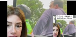 Andrea Sambuccetti denuncia que policías de Poza Rica Veracruz retuvieron a equipo de Univision por 4 horas.