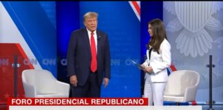 Donald Trump violenta a periodista de CNN y protagoniza un espectáculo de mentiras como estrategia de campaña
