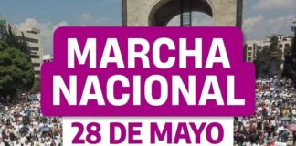 La marcha del domingo .