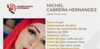 Hallan sin vida a Michel Cabrera Hernández reportada como desaparecida en Río Blanco Veracruz