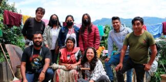 Andrea Chipahua realizó cortometraje sobre tejedora de lana bajo asesoría de Ricardo Benet .