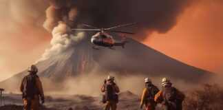 Estos son los daños a la salud que puede causar la ceniza por la erupción de Popocatépetl . IMAGEN de IA