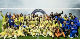 América Femenil sigue festejando: Único equipo en ganar todos sus partidos de liguilla .