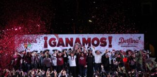 Delfina Gómez, ganadora virtual de la gubernatura en el Estado de México.