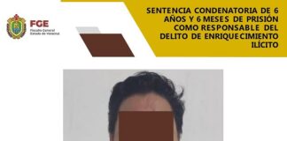 Dan sentencia condenatoria de mas de seis años de prisión a exfuncionario duartista