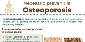 Llama IMSS Veracruz Sur a prevenir osteoporosis .