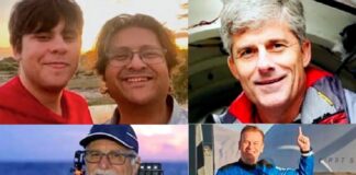 Ellos son los pasajeros que permanecen perdidos en el submarino Titán .