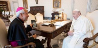 Arzobispo de Xalapa informó al Papa la situación del estado