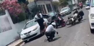 Difunden artera agresión contra elemento de tránsito en Boca del Río #Video
