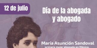 María Asunción Sandoval, primera mujer mexicana abogada.
