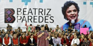 Beatriz Paredes Rangel busca apoyo para su candidatura en el FAM.