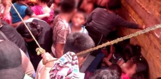 Más de 300 migrantes hacinados fueron asegurados en la Orizaba – Puebla