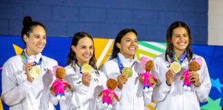 Natación la reina en el liderazgo de México en el medallero de San Salvador 2023 .