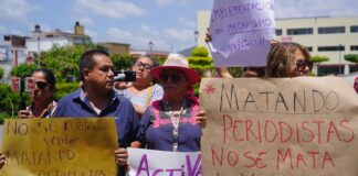 ¿Quién sigue, presidente?: periodistas exigen justicia por Luis Sánchez .