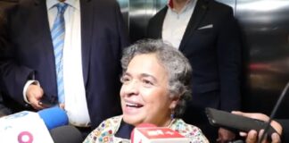 Beatriz Paredes reitera que esperará los resultados oficiales de la encuesta.