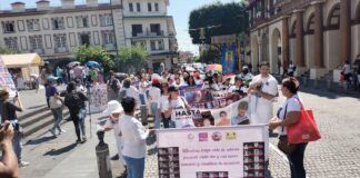 Xalapa se suma a visibilizar a las más de 7 mil personas desaparecidas en Veracruz .