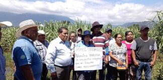 Ejidatarios de Atzacan temen desalojo de 60 familias .