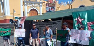 Acusan al gobernador de Veracruz de criminalizar y judicializar al FNLS