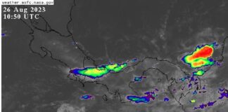 Fin de semana con Lluvias fuertes en gran parte del centro-sur de México.