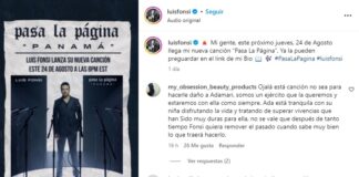 Luis Fonsi entra en controversia con su tema “Pasa la página”, pues afirman que es una indirecta .