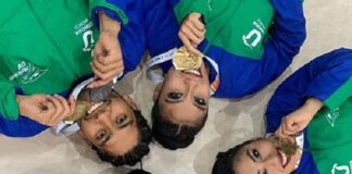 UV: Equipo de gimnasia aeróbica ganó oro y plata en Universiada Nacional 2023 .
