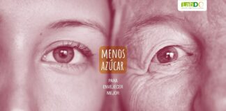 Menos azúcar para envejecer mejor .