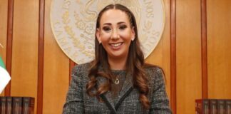 Noemi Berenice Luna es la Presidenta de Mesa Directiva en el Palacio de San Lázaro