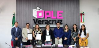 OPLE Veracruz y “Hagamos Algo A.C.” firman convenio para fortalecer la democracia