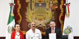 Firma Ayuntamiento Convenio de cooperación académica con la Universidad Anáhuac