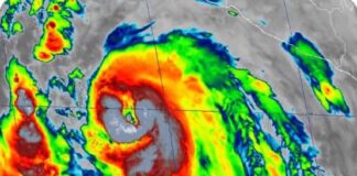 Hillary ya es huracán categoría 1:ocasionará lluvia en todo el país.