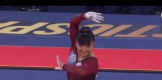 Alexa Moreno se alza con medalla de oro en Copa Mundial de Gimnasia Artística 2023 c