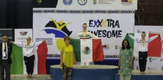 La veracruzana Bárbara Wetzel gana Mundial de Gimnasia de síndrome de Down