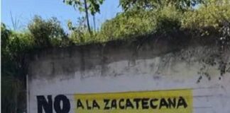 Mantas y bardas anti-Nahle…¡Qué pesado se llevan!