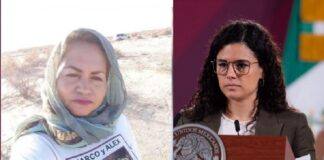 ¿Que esperan ver?¿Que nos disparen de frente? ¿Una masacre? reclamó la activista Ceci Flores a Luisa María Alcalde