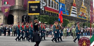 Embajadora de Ucrania reprueba la participación de Tropa rusa en el Desfile Militar de México
