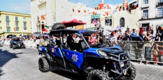 Participa Policía Municipal en desfile por el 213 Aniversario de la Independencia.