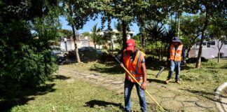 Realiza Ayuntamiento Jornada comunitaria de mantenimiento de áreas verdes