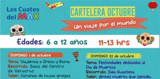 Museo de Antropología de Xalapa invita a nueva temporada de Cuates del MAX “Un viaje por el mundo”.