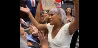 Otra vez la diputada trans María Clemente ejerciendo violencia en la Cámara.