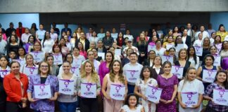 Presentan en el Congreso de Veracruz la estrategia Puntos Violeta .